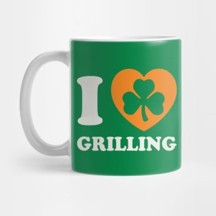 St Patricks Day Grilling Funny Irish Pride Grilling Saying Mug